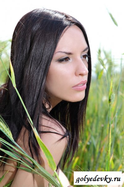 Лежит в зеленой травке