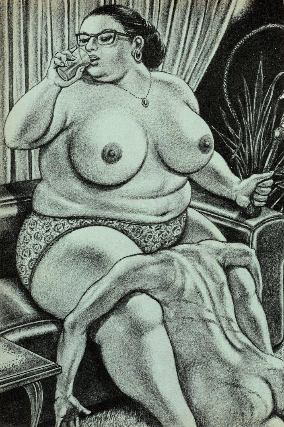 Красивые полные голые женщины ретро