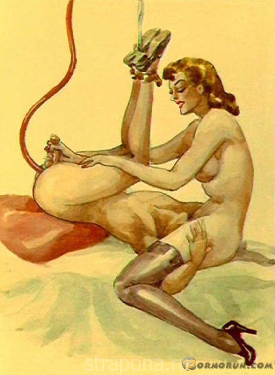 Эротические рисунки клизма