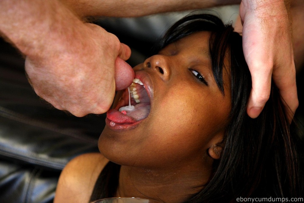 Кончил в ротик негритянке