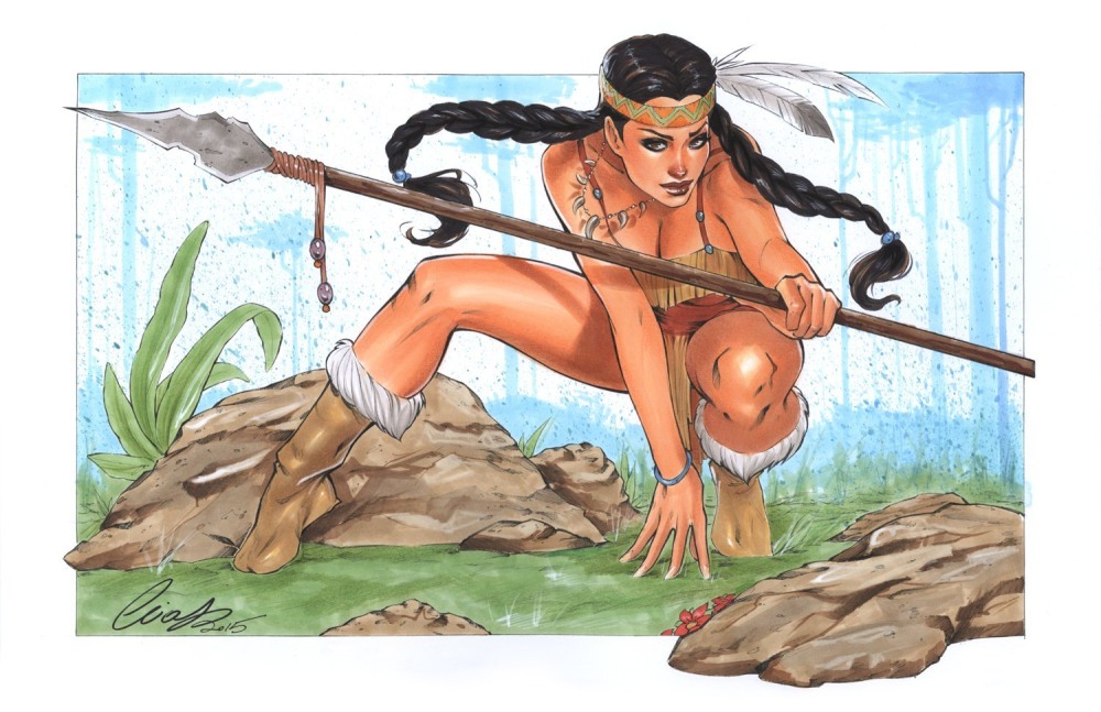 Доисторическая женщина голая