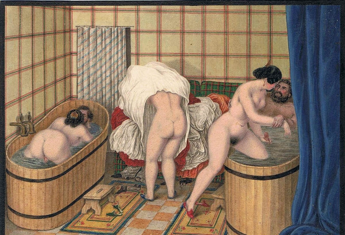 Японская порно баня фото 46