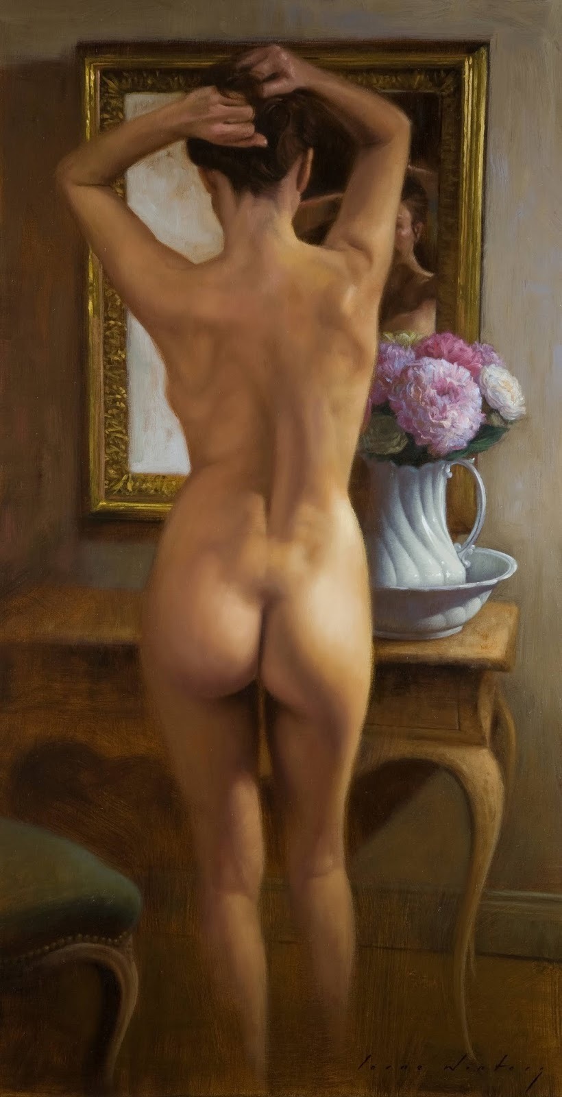 Голая французская пара Caroline Mercier