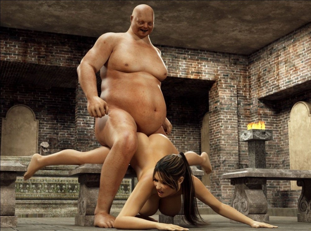 Гигантская голая женщина