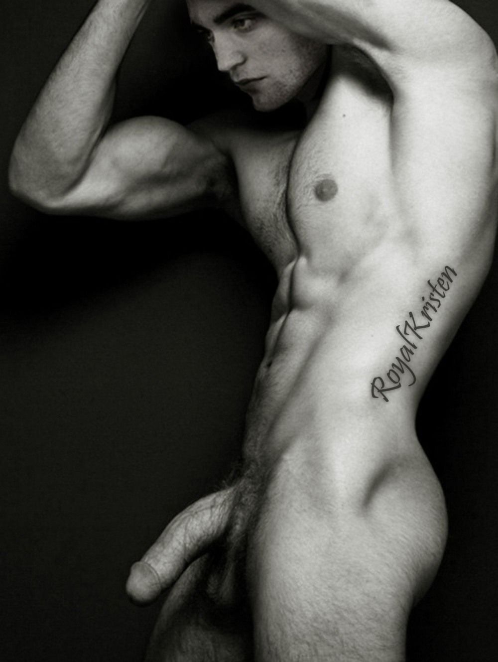 Красивое голое мужское тело