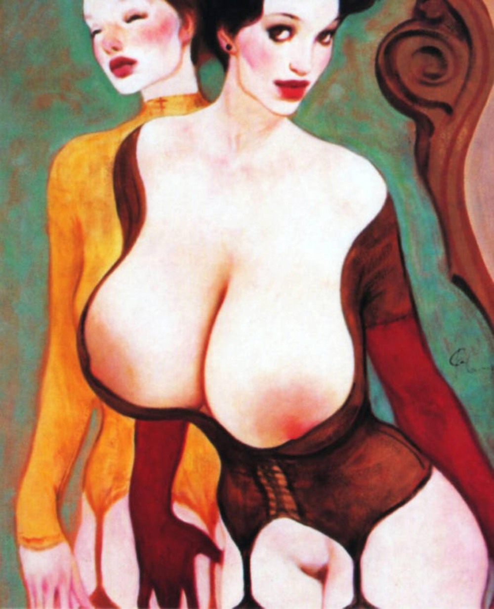 Paul Laurenzi картины ню