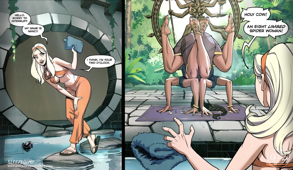 Зрелая блондинка в очках анал