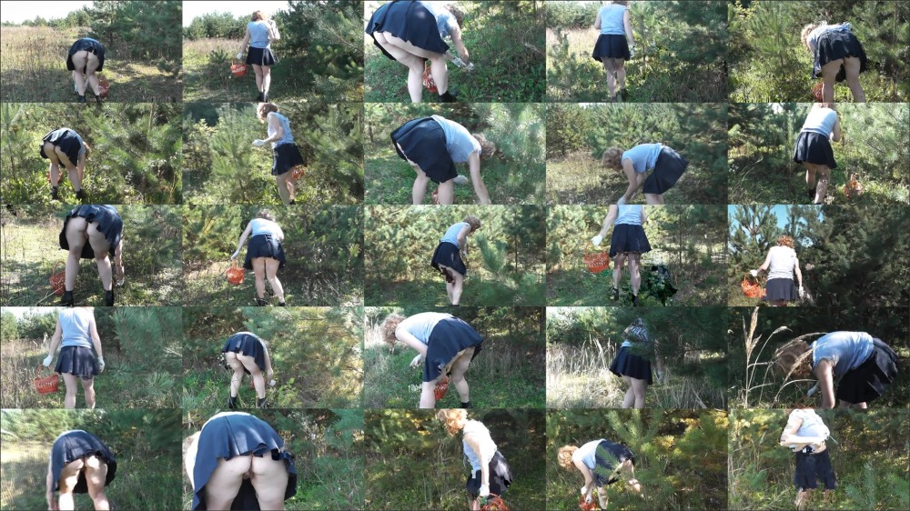 Голые девки за грибами