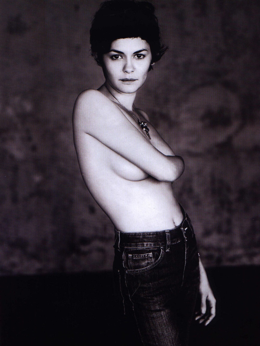 Французская актриса Одри Тоту ню