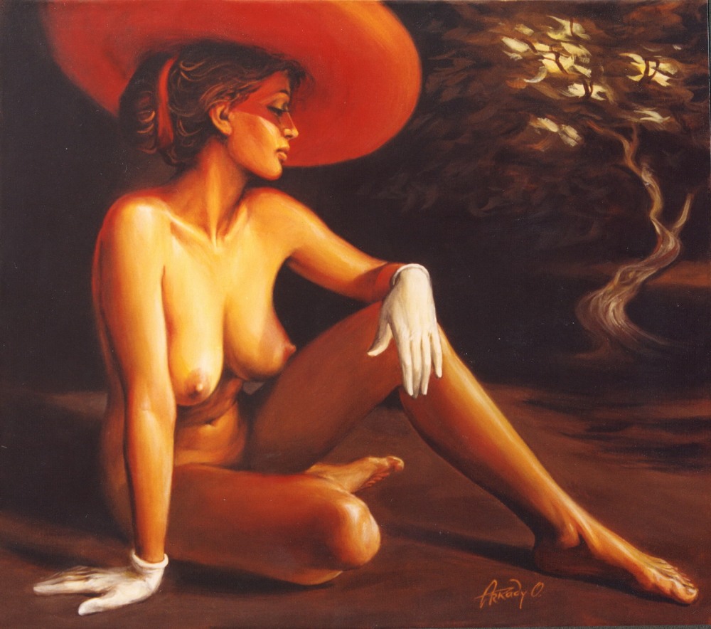 Аркадий Острицкий картины ню