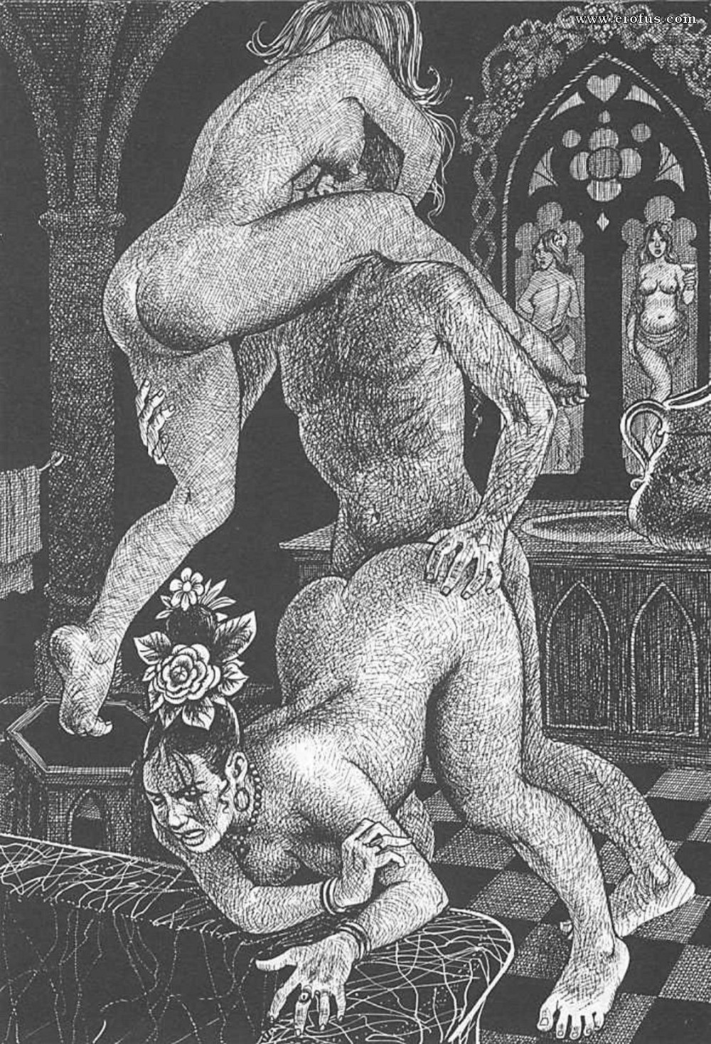 Сисястые доярки на сеновале