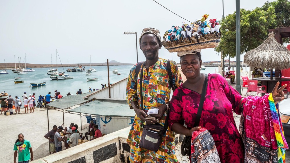 Кабо-Верде девушки самые красивые на пляже