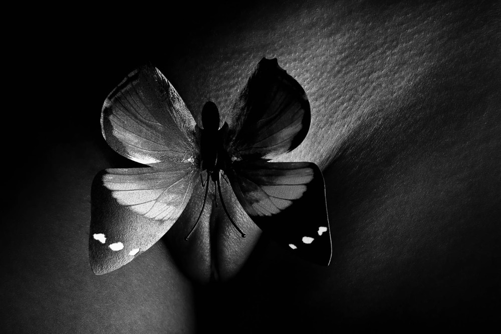 Ангел с крыльями бабочки