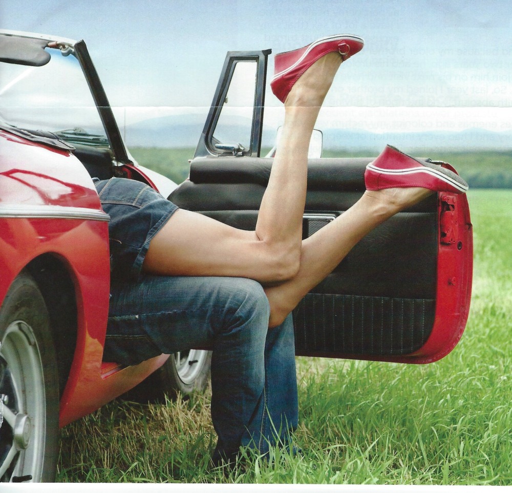 Позы в автомобиле