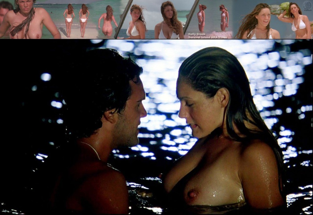 Келли Брук остров выживания сиськи в фильме