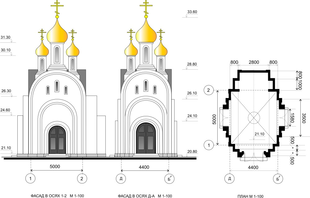 План потолков с закладными