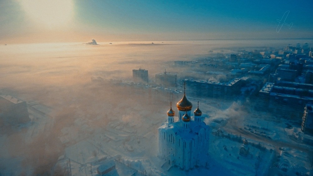 Ночной Сыктывкар летом