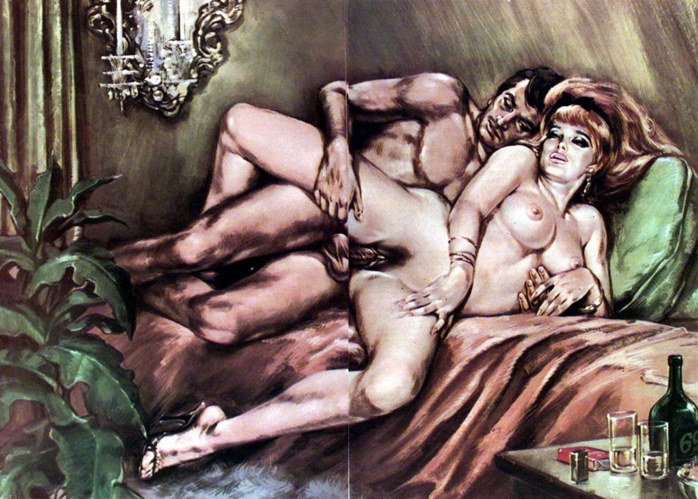 Старинные эротические рисунки