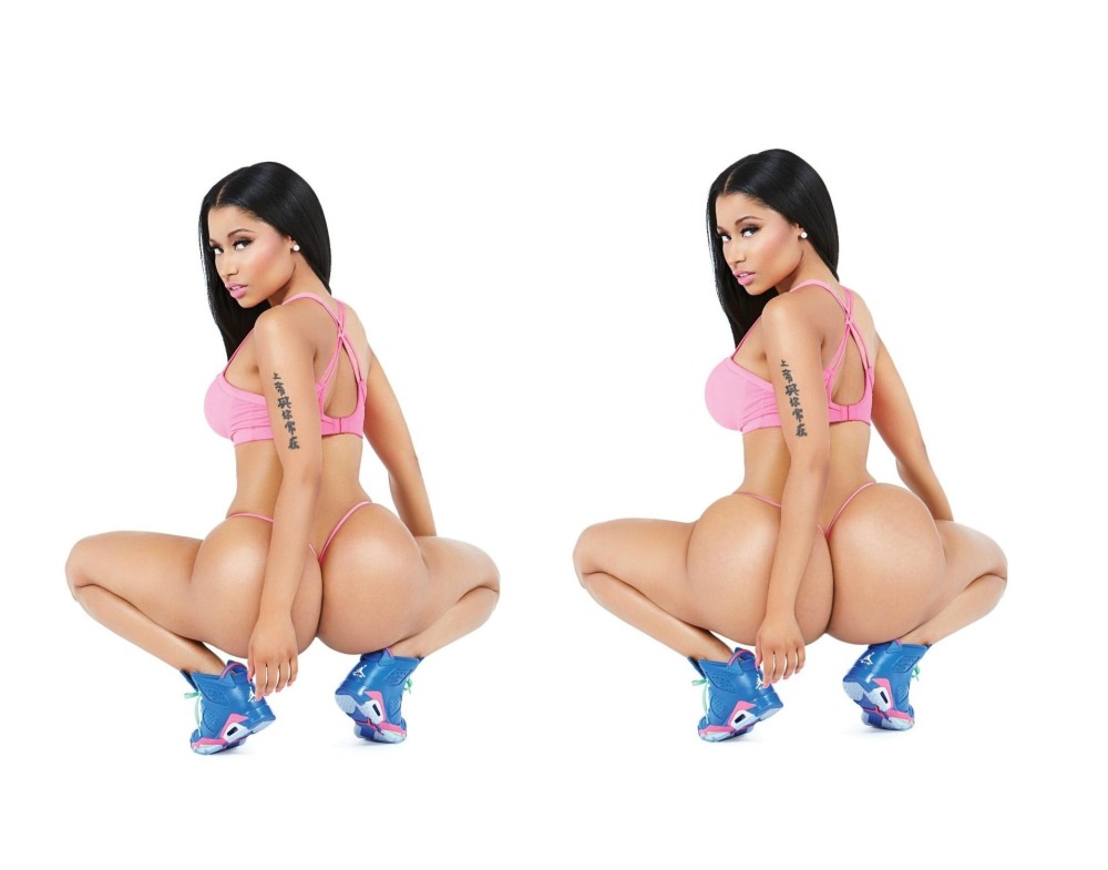 Голые киска Ники Минаж