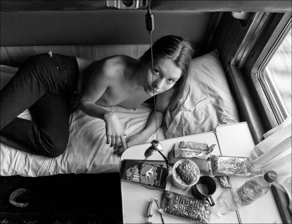 Зрелые волосатые в поезде