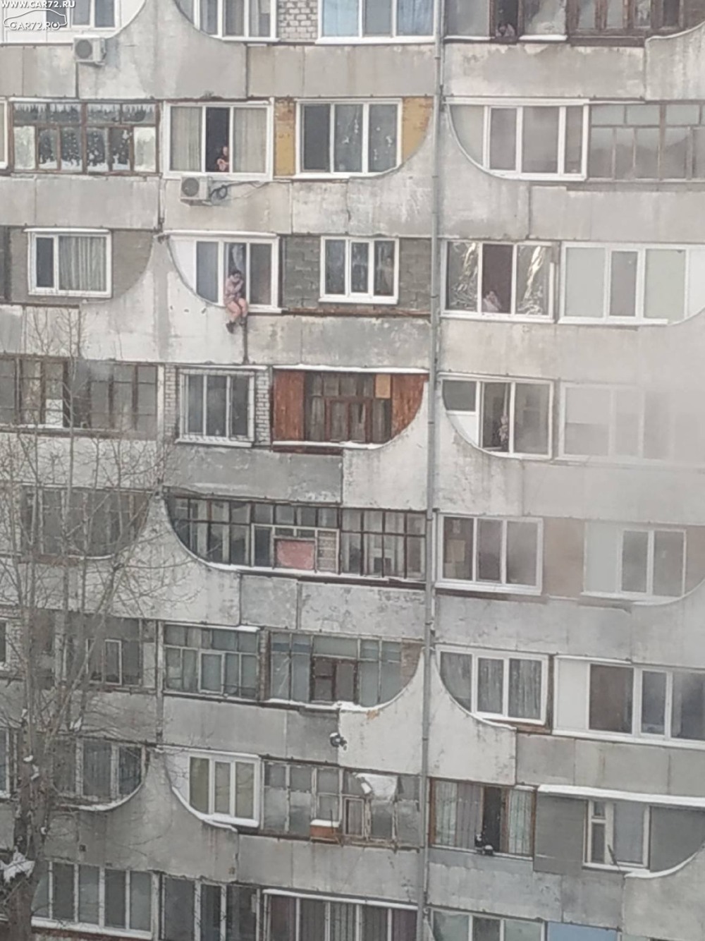 Пожар на олимпийской в Тюмени