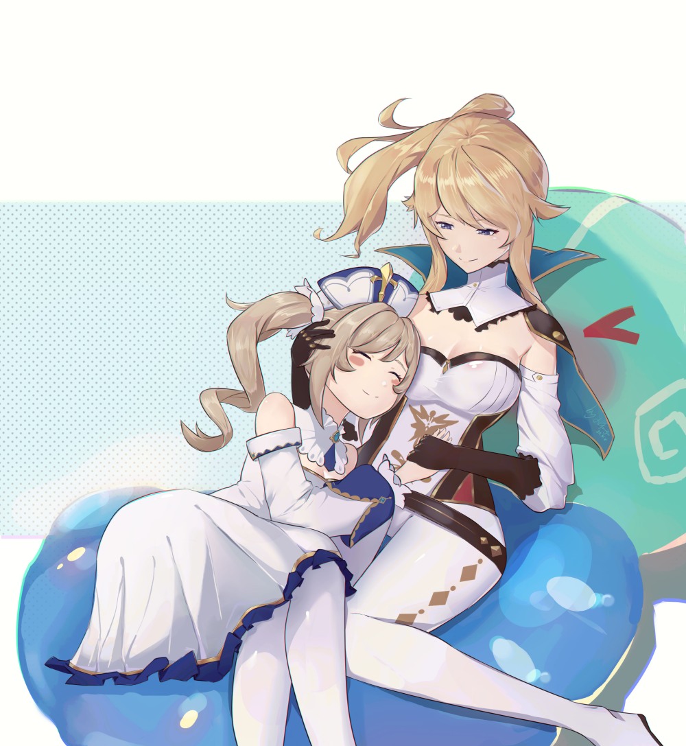 Барбара и Джин Геншин Юри