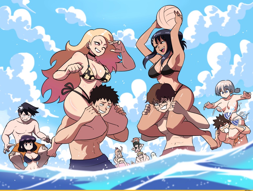 Трах сисястой на пляже