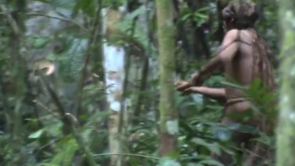 ENF TV Reporter has to get naked for Amazon Tribe Report