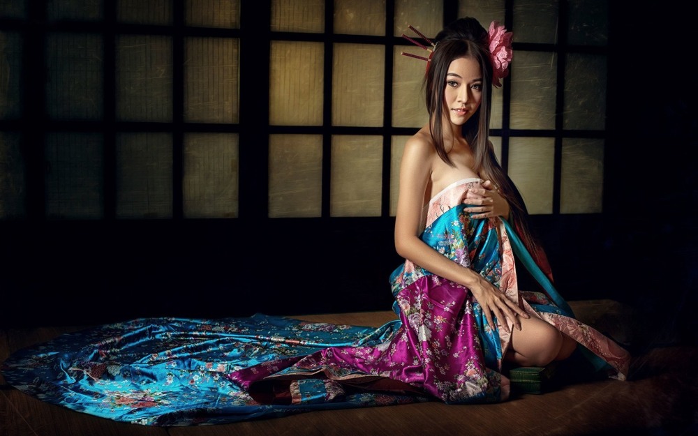 Ольга Итыгилова фотосессия гейша
