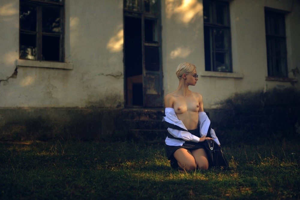 Голышом в парке частное