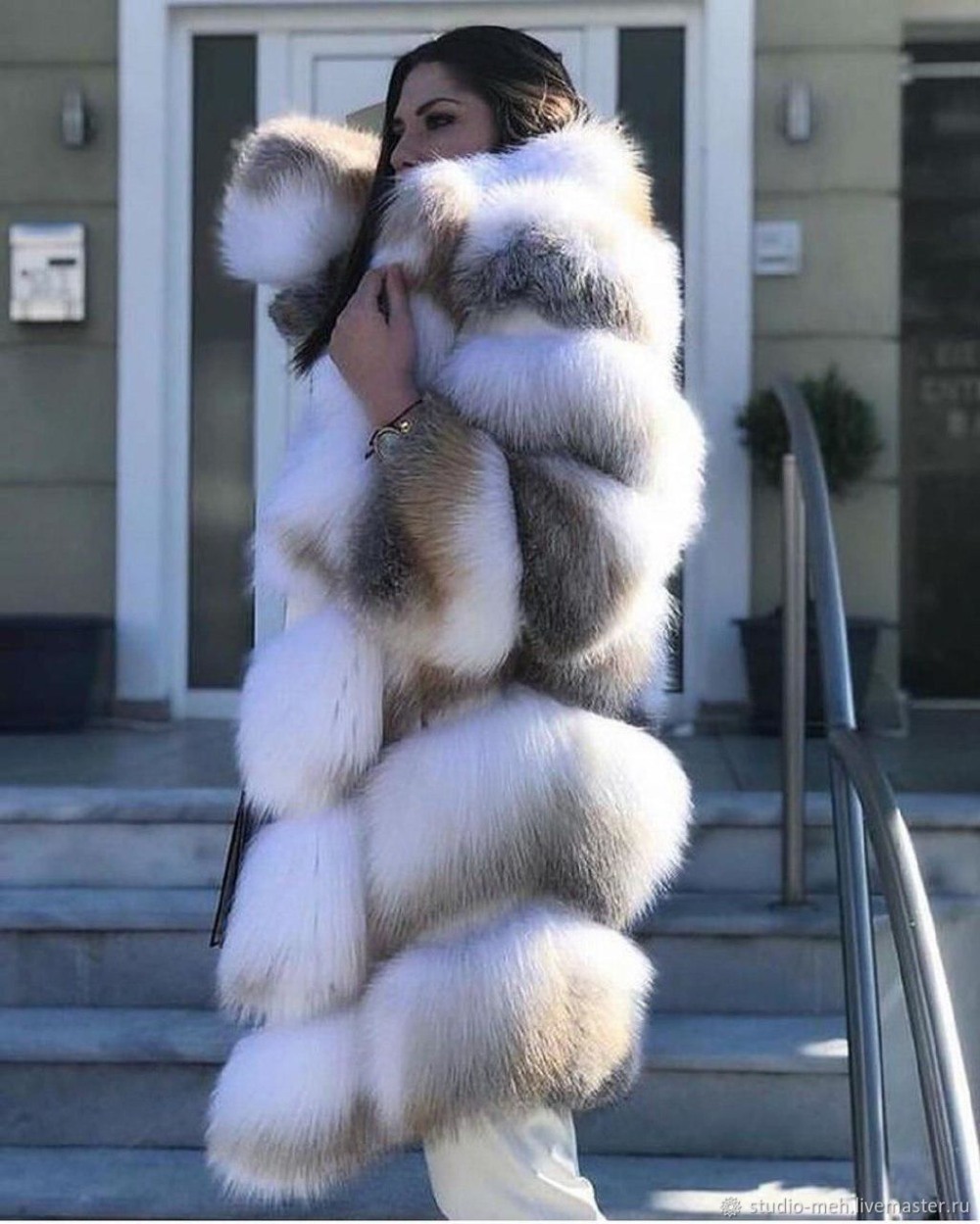 Шуба Арктическая лиса Эдем