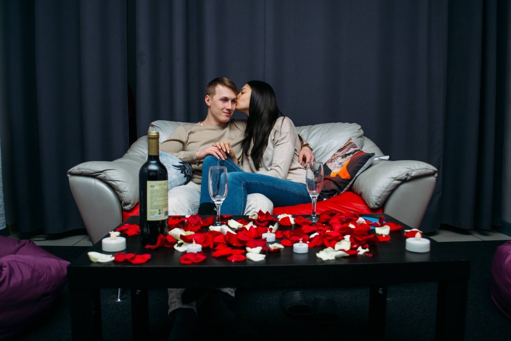 Влюбленные в ванной