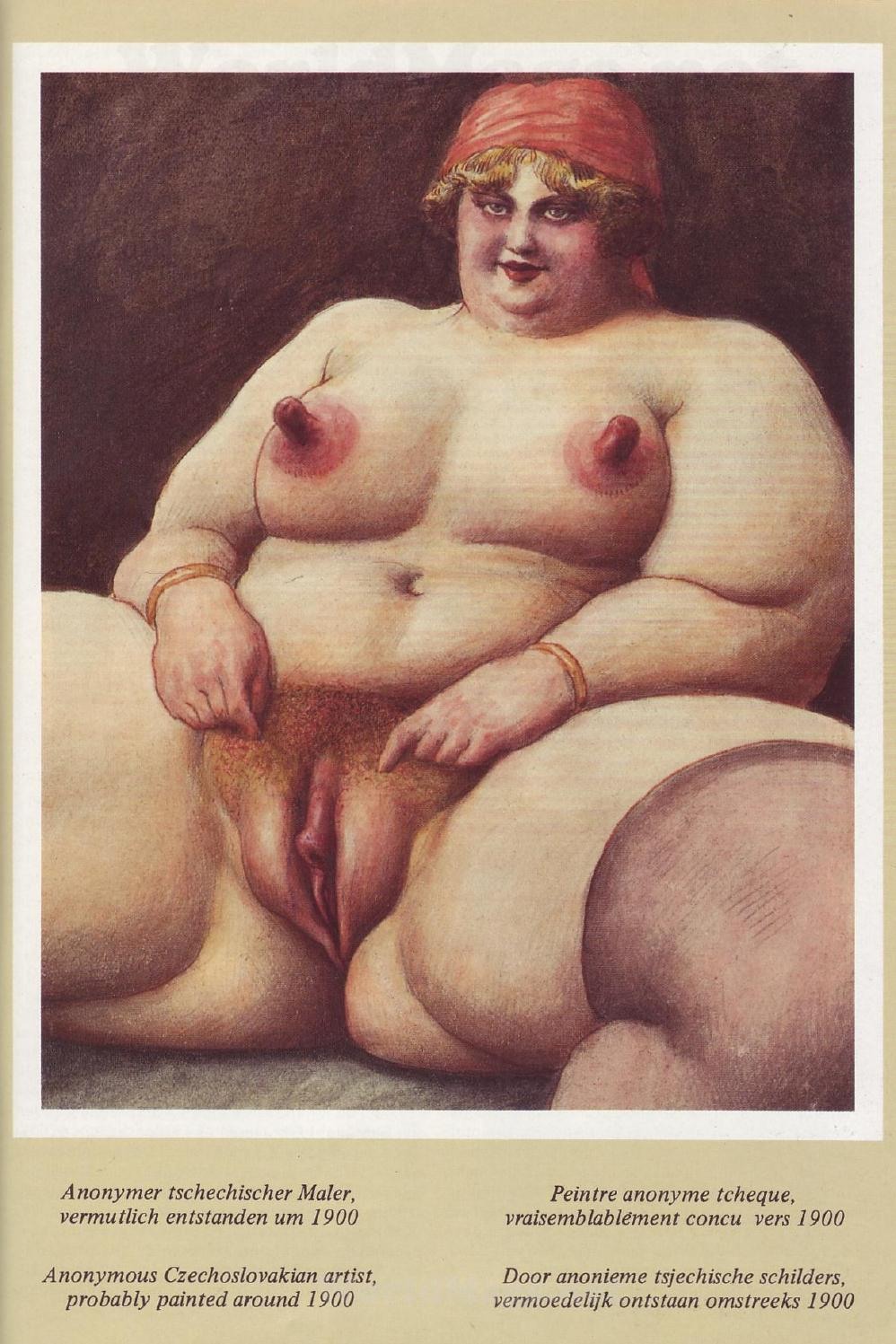 Карикатуры толстые голые