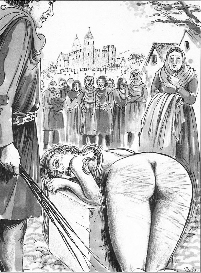 Наказание девушек порка