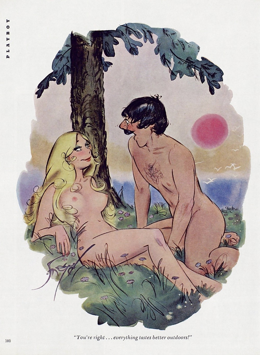 Эротические карикатуры плейбой