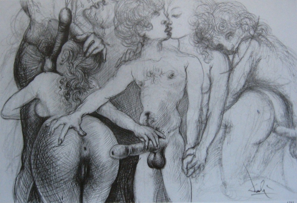 Порнографические картины Графика