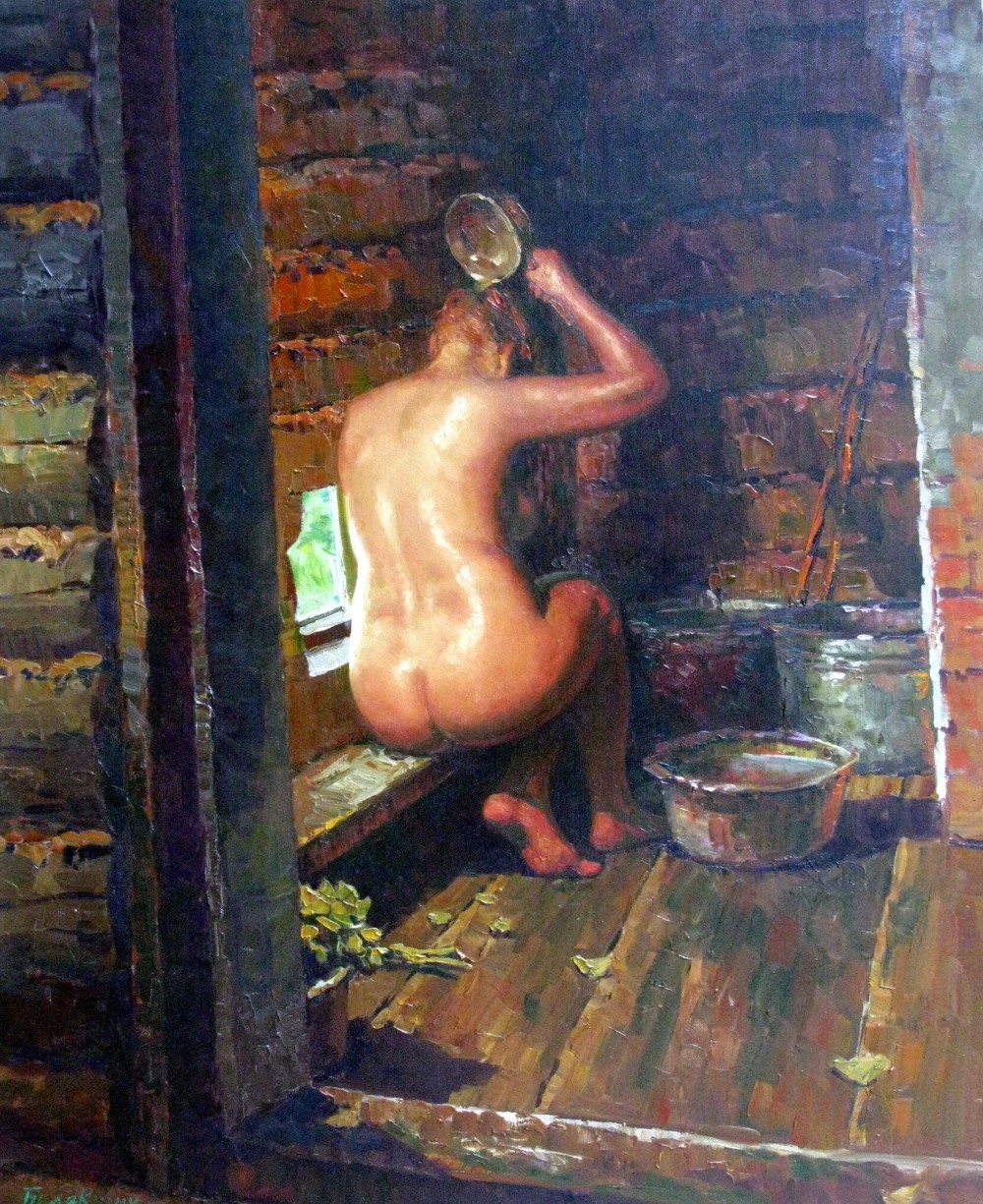 Александр Герасимов деревенская баня