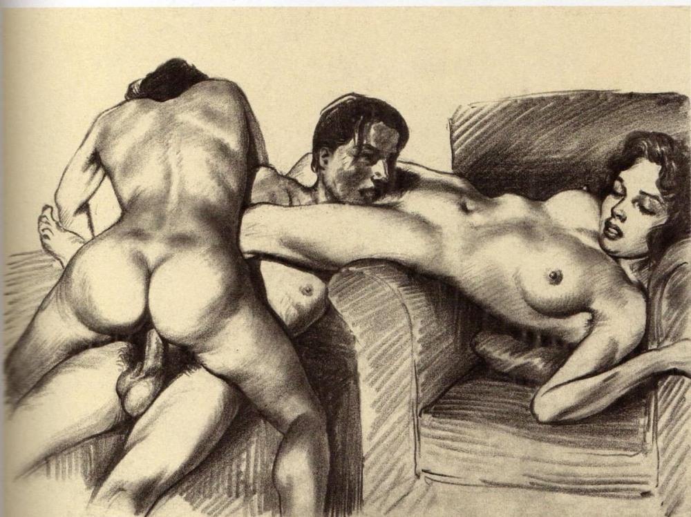 Ебля в живописи графике