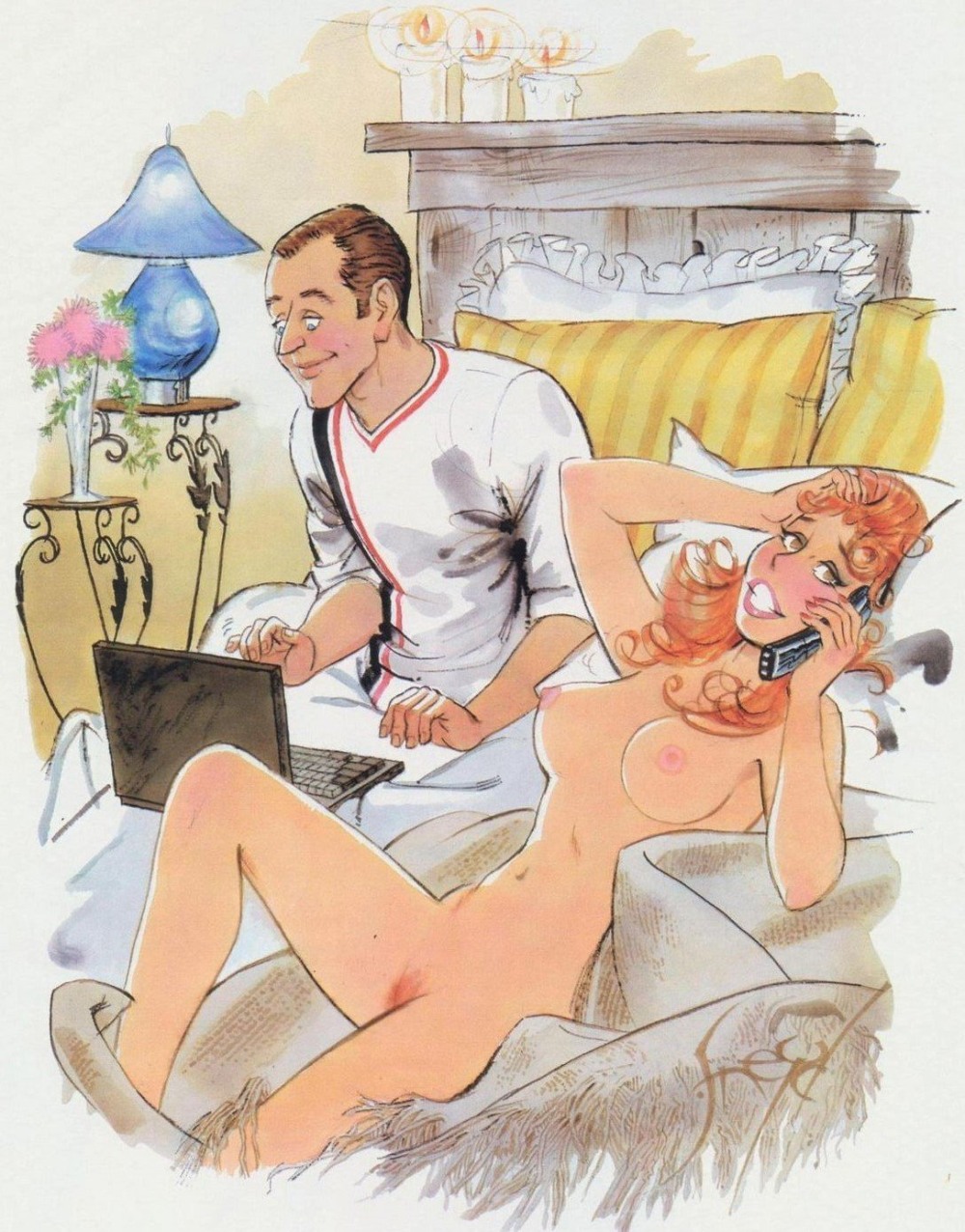 Эротические карикатуры